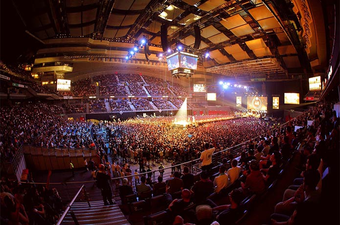 Foto del aforo de conciertos del Movistar Arena