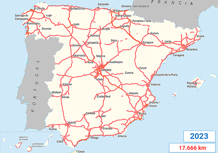 Autopistas en los años 20 en España