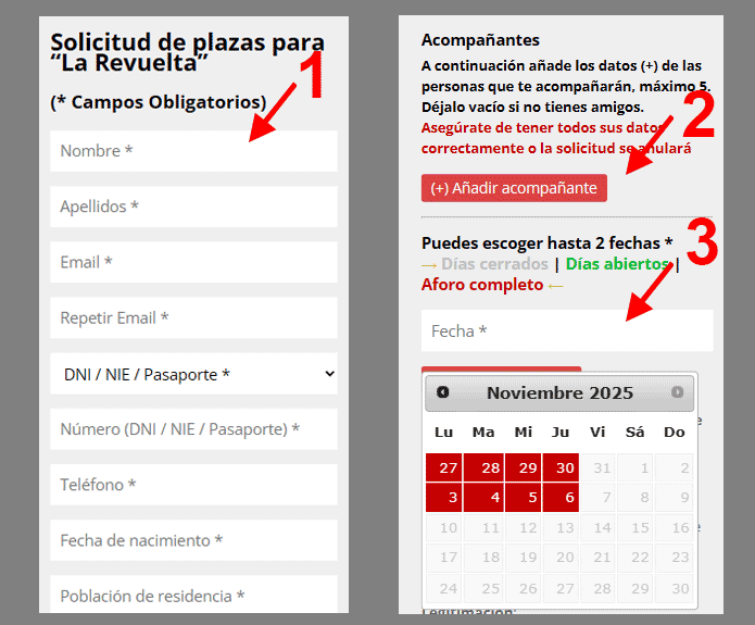 Cómo rellenar el formulario de inscripción para ir de público a La Revuelta
